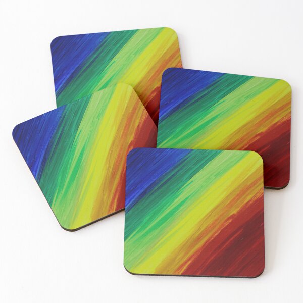 Item preview, Diagonal Rainbow (Acrylic Painting) designed and sold by Lori Ackley.
