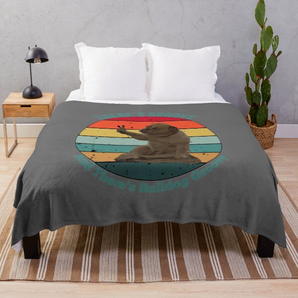 Item preview, Vintage Bulldog, Vintage Groovy Bulldog Design designed and sold by LifeCrush.