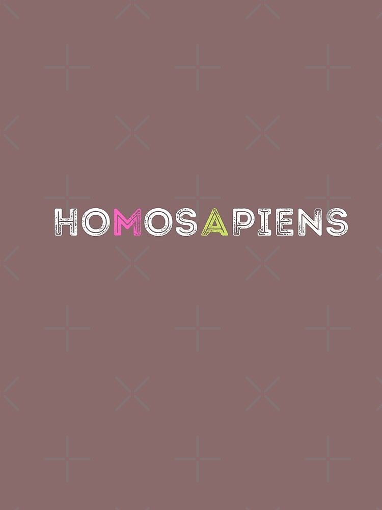 Thumbnail 3 of 3, Scarf, Homosapiens Text Design designed and sold by PrimeDesignShop.