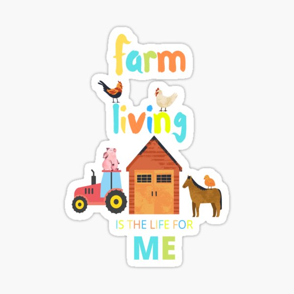 Vista previa del artículo con la obra «La vida en la granja es la vida para mí.», diseñado y vendido por Stefan Z..
