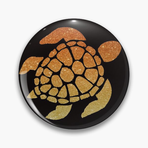 Item preview, Orange Ombre Faux Glitter Turtle designed and sold by Felicity-K.