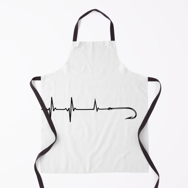 Item preview, Fishing hook heartbeat. Fisherman heartbeat. Funny fishing. designed and sold by ronaldsonou.