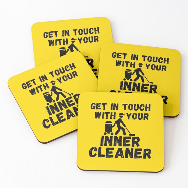 Item preview, Get In Touch With Your Inner Cleaner Novelty Carpet Cleaner Gifts designed and sold by SavvyCleaner.