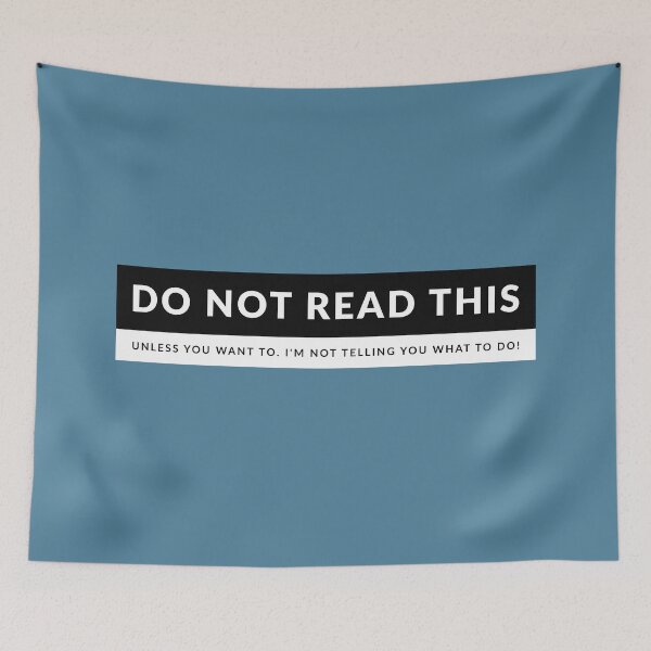 Item preview, Do Not Read This! #1 designed and sold by rolandixor.