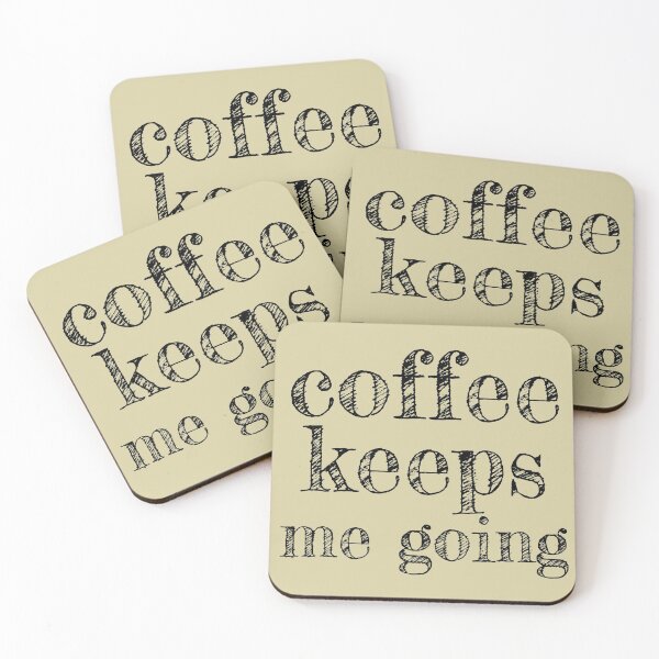 Item preview, Coffee Keeps Me Going designed and sold by Gilby-Designs.