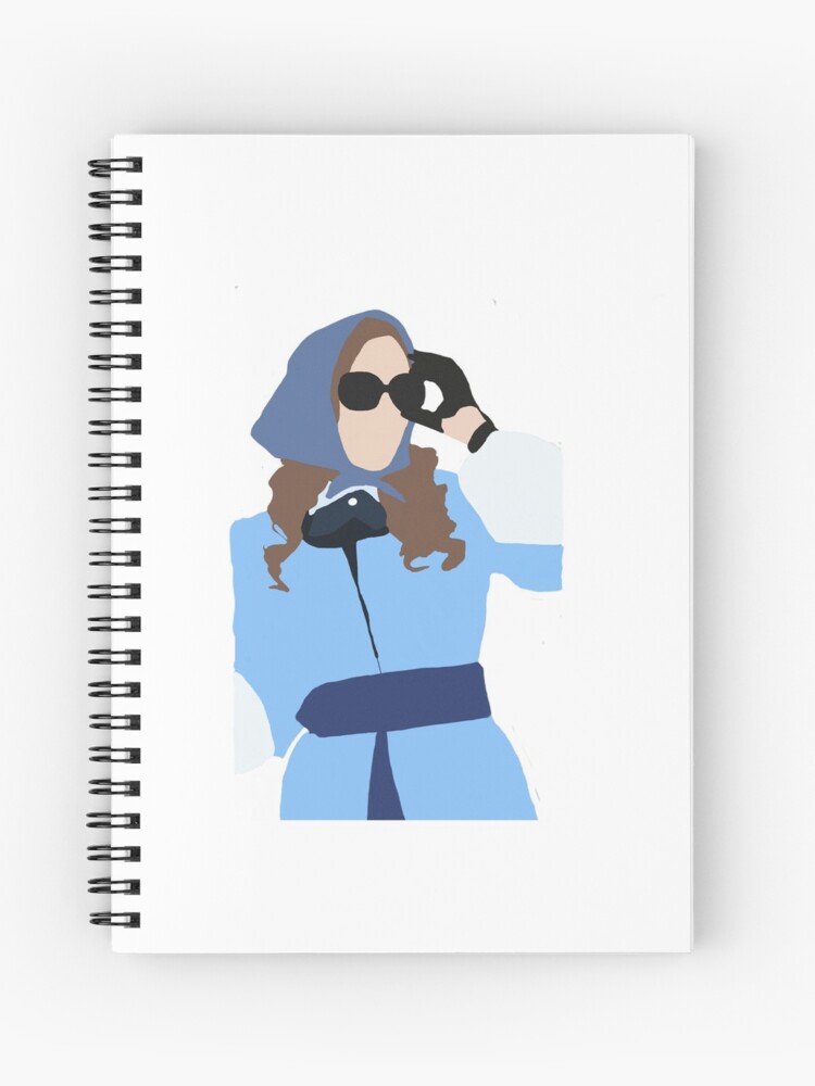 Blair Waldorf Spiral Notebook for Sale by saintsdesign