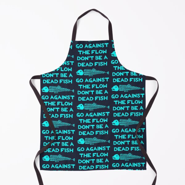 Item preview, Don't Be A Dead Fish - Go Against The Flow (v1) designed and sold by TimespunThreads.