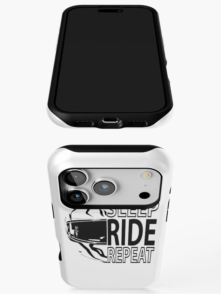 Thumbnail 3 of 4, iPhone Case, Sleep Ride Repeat designed and sold by ClavoSquare.