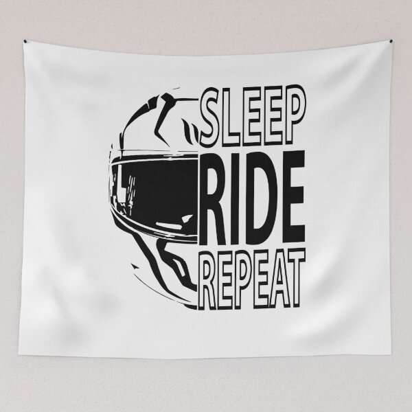 Item preview, Sleep Ride Repeat designed and sold by ClavoSquare.