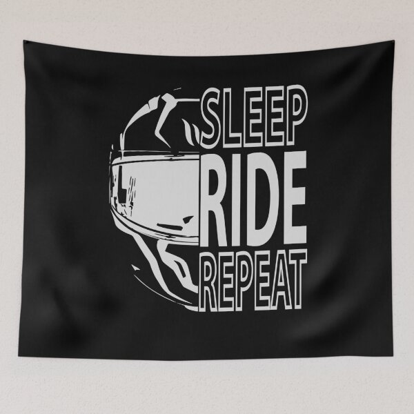 Item preview, Sleep Ride Repeat designed and sold by ClavoSquare.