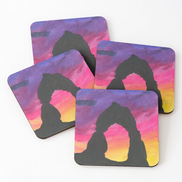 Item preview, Night Sky With Arc of Utah Painting Design designed and sold by galleasstudio.