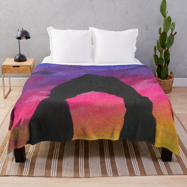 Item preview, Night Sky With Arc of Utah Painting Design designed and sold by galleasstudio.
