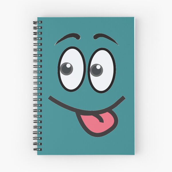 Item preview, Funny Silly face - goofy face - teal designed and sold by ABInspired.