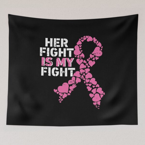 Item preview, Her Fight Is My Fight Breast Cancer Warrior designed and sold by PinkyTree.