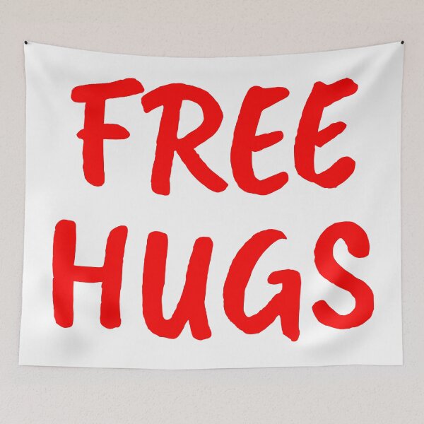 Item preview, "Free Hugs" Text Design designed and sold by BunchOfWords.