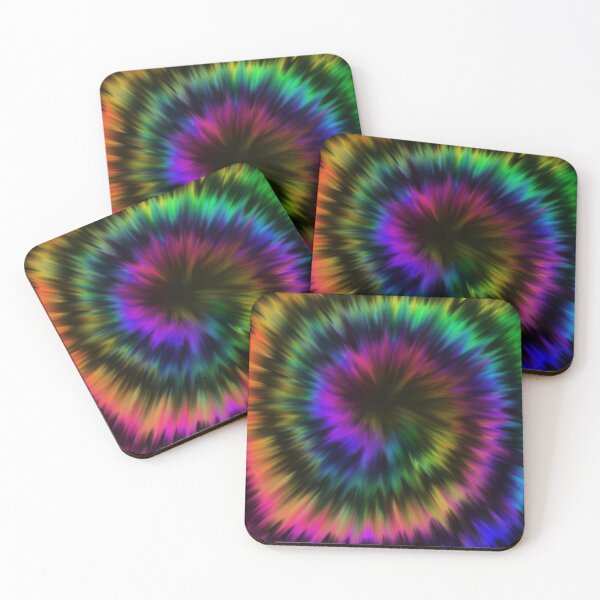 Item preview, Black bright pastel tie dye designed and sold by heatherbenner.