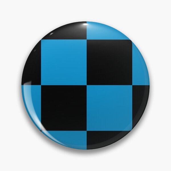Item preview, Checkered (Large Squares) Light Blue and Black designed and sold by Tree45.