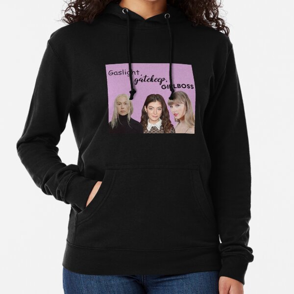 Gaslight Gatekeep Girl Boss Lightweight Hoodie