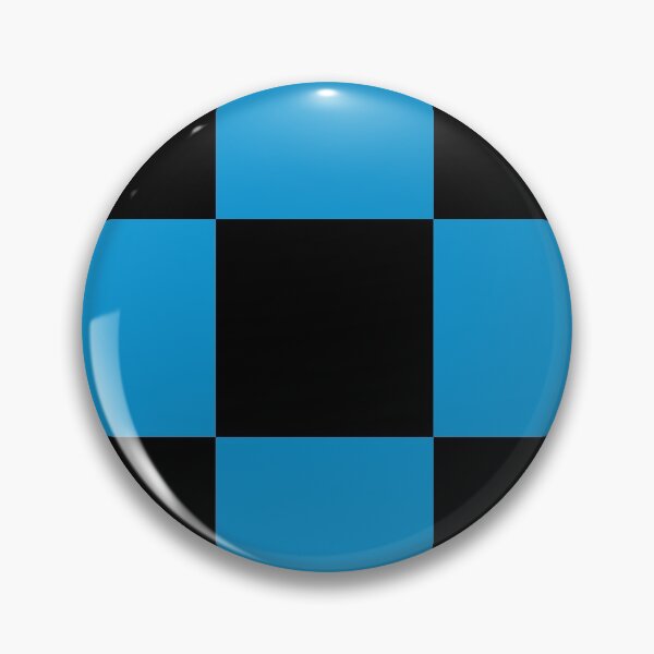Item preview, Checkered (XL Squares) Light Blue and Black designed and sold by Tree45.