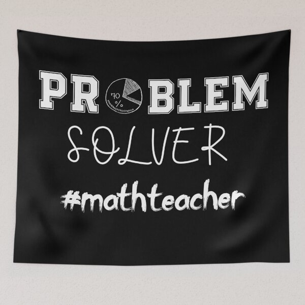 Item preview, PROBLEM SOLVER MATH TEACHER  designed and sold by RetroPlaceee.