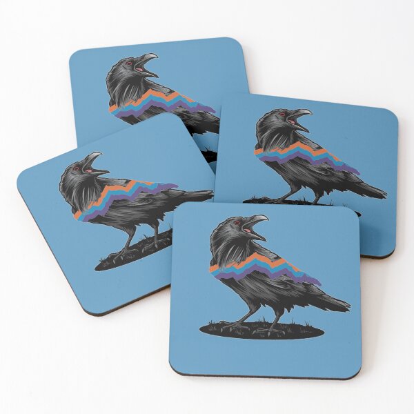 Item preview, Raven, is a Native American Zodiac sign Birth totem. Raven people see real magic in all things, Though Indecisive, Ravens Love once gifted is truest of trues | Raven designed and sold by PetLovers-Trust.