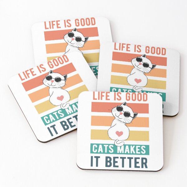 Item preview, Life Is Good A Cat Makes It Better designed and sold by Unohana.