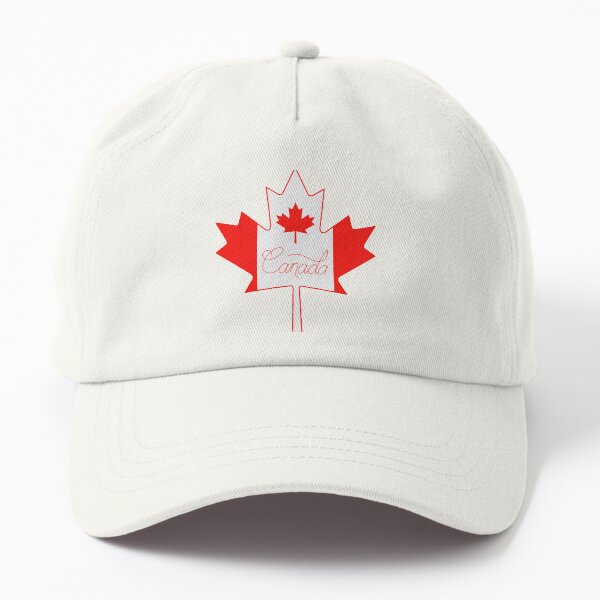 Canada Leaf Script Dad Hat