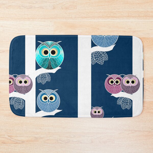 Item preview, Owls in the night in white trees  designed and sold by JAWSCreatives.