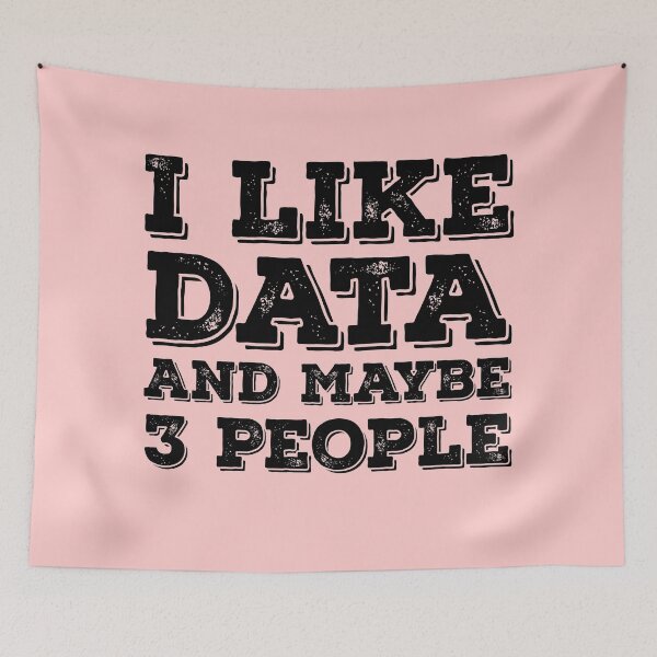 Item preview, I Like Data And Maybe 3 People designed and sold by meedTee.