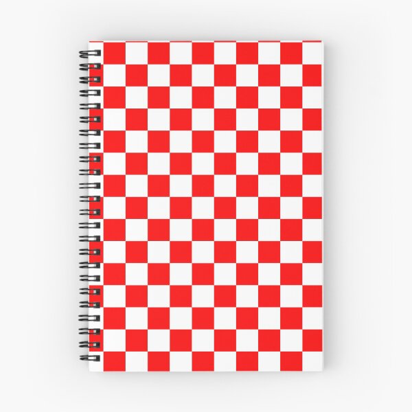 Item preview, Checkered (Medium Squares) Red and White designed and sold by Tree45.