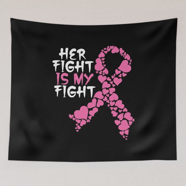 Item preview, Her Fight Is My Fight Breast Cancer Warrior designed and sold by PinkyTree.