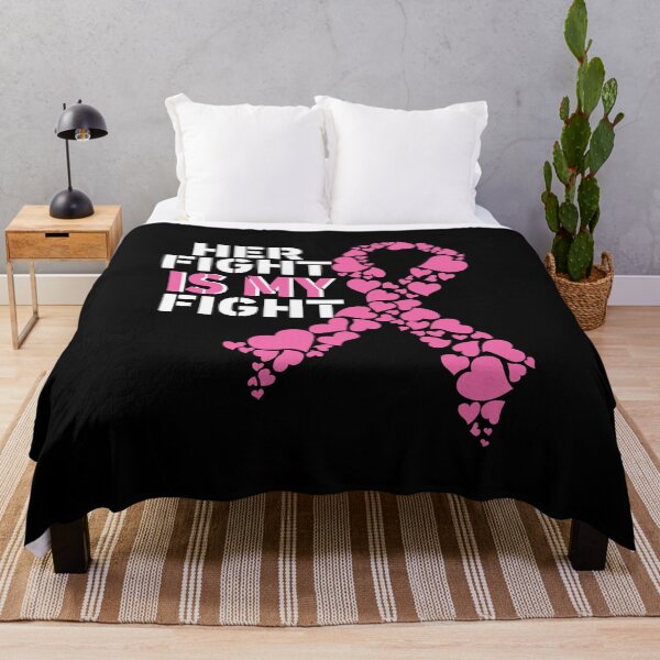 Item preview, Her Fight Is My Fight Breast Cancer Warrior designed and sold by PinkyTree.