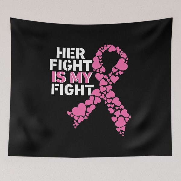 Item preview, Her Fight Is My Fight Breast Cancer Warrior designed and sold by PinkyTree.