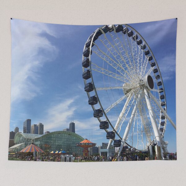 Item preview,   Chicago city skyline prints,Chicago city scape,cityscape,Chicago  panoramic,panoramic wall art, panoramic canvas  designed and sold by eyesight4vision.
