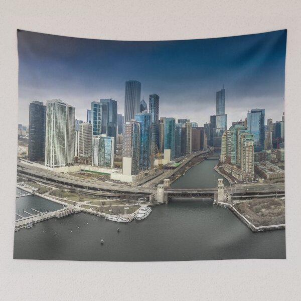 Item preview,  Chicago city skyline prints,Chicago city scape,cityscape,Chicago  panoramic,panoramic wall art, panoramic canvas  designed and sold by eyesight4vision.