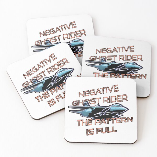 Item preview, Negative Ghost Rider Pattern is Full Retro Top Gun designed and sold by Lambostore.