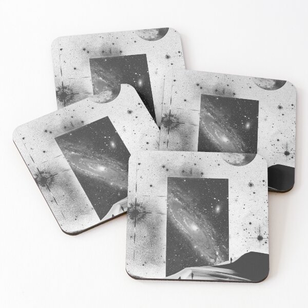 Item preview, Abstract Surreal Space Moon Collage designed and sold by ind3finite.
