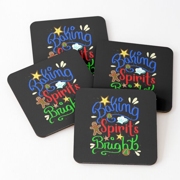 Item preview, Baking Spirits Bright, Funny Christmas Quotes designed and sold by orangeblue21.