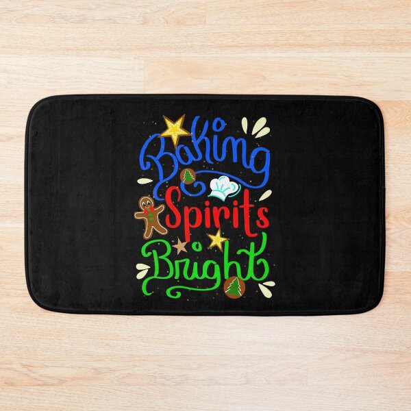 Item preview, Baking Spirits Bright, Funny Christmas Quotes designed and sold by orangeblue21.