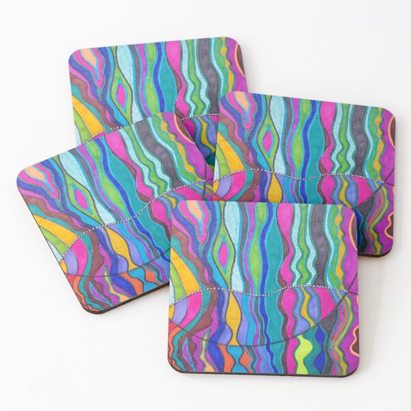 Item preview, Pink Horizon Swirl designed and sold by DoodleArtByUma.