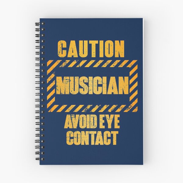 Item preview, Caution: Musician.  Avoid Eye Contact designed and sold by HappySchnapper.
