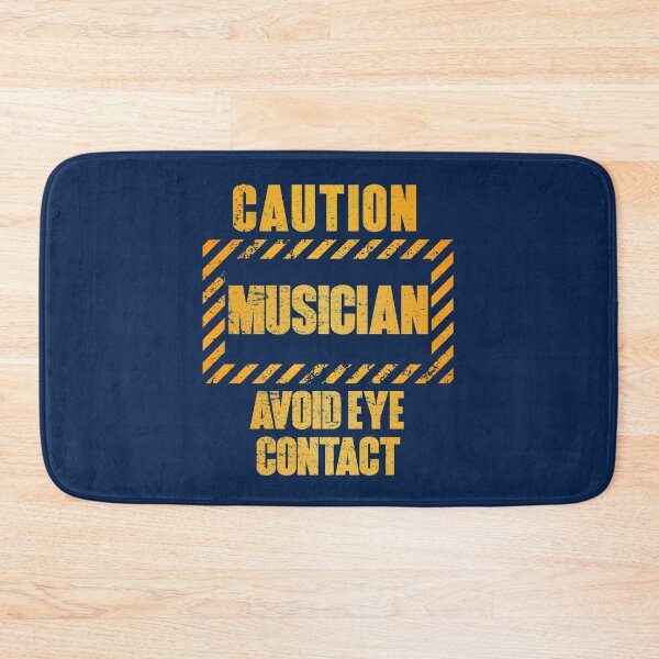 Item preview, Caution: Musician.  Avoid Eye Contact designed and sold by HappySchnapper.