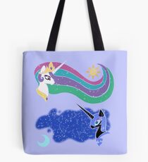 Princess Celestia and Nightmare Moon Tote Bag