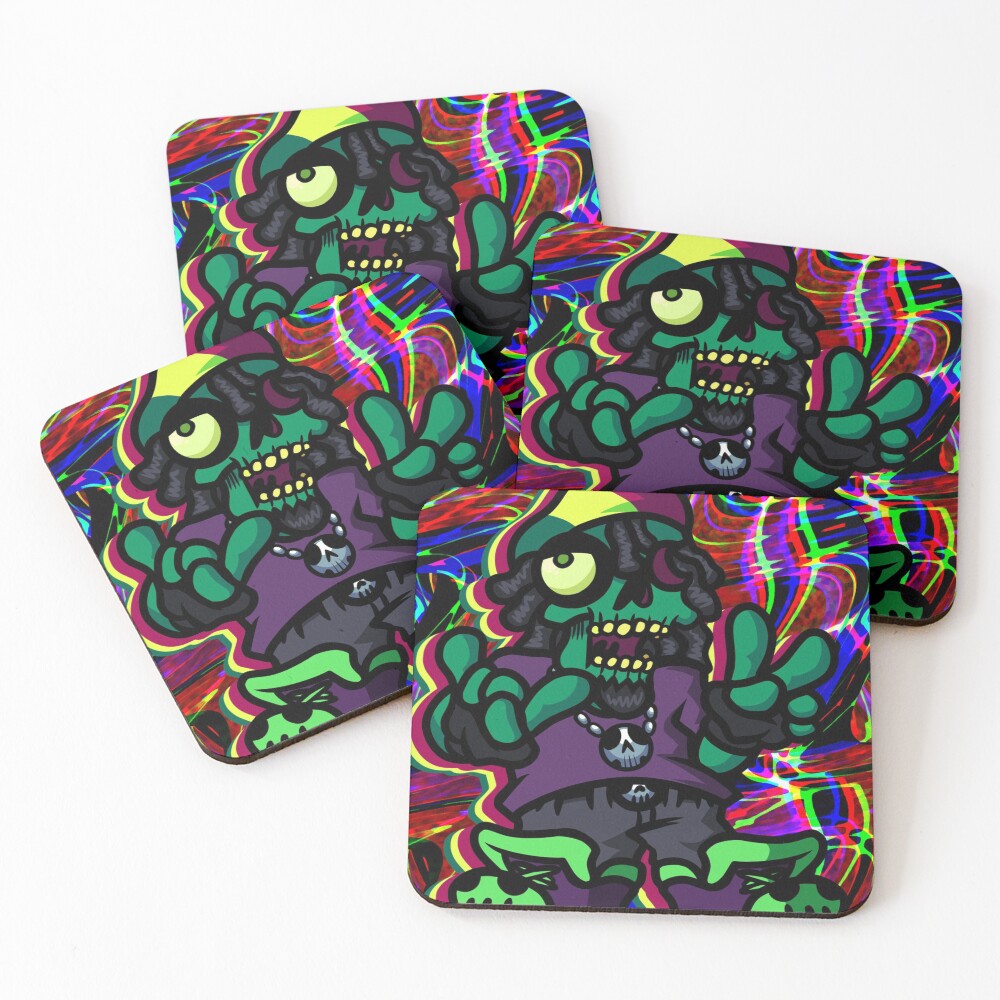 Item preview, Coasters (Set of 4) designed and sold by JavaWolfDesign.