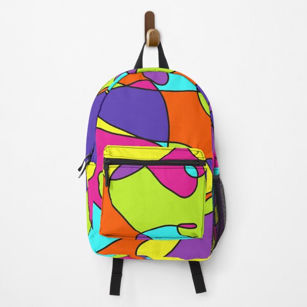 Item preview, Neon Geometric Art Painting Print Bright Abstract  designed and sold by hopecope.