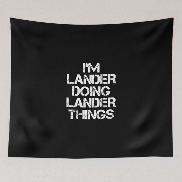 Item preview, Lander Name T Shirt - I'm Lander Doing Lander Things Name Gift Item Tee designed and sold by isachsenan.
