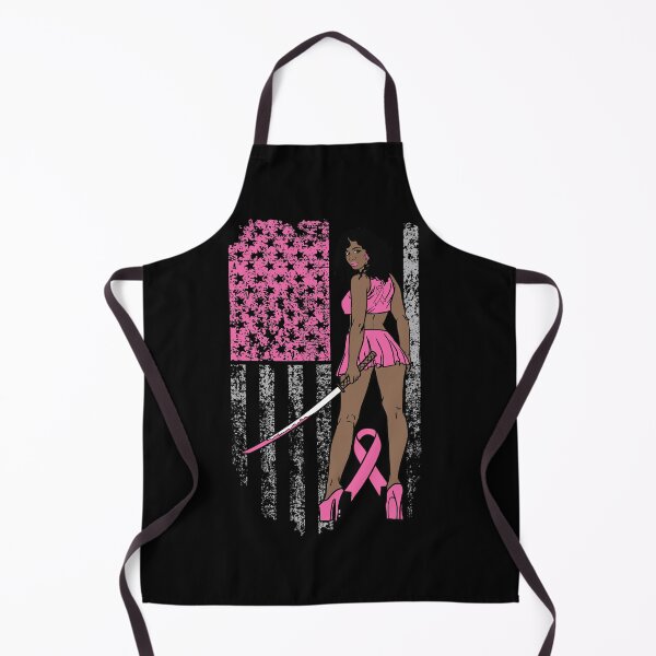 Item preview, Breast Cancer Warrior USA American Flag Melanin designed and sold by PinkyTree.