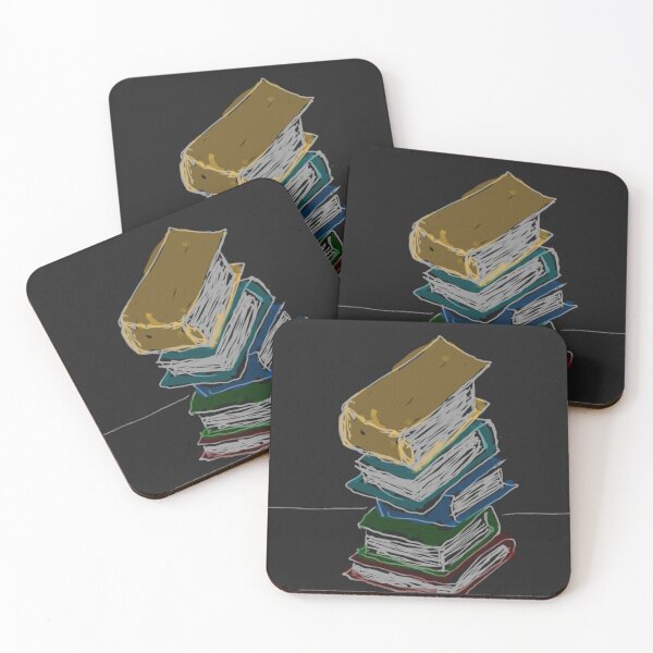 Item preview, Book Stack Sketch designed and sold by DancingCreek.