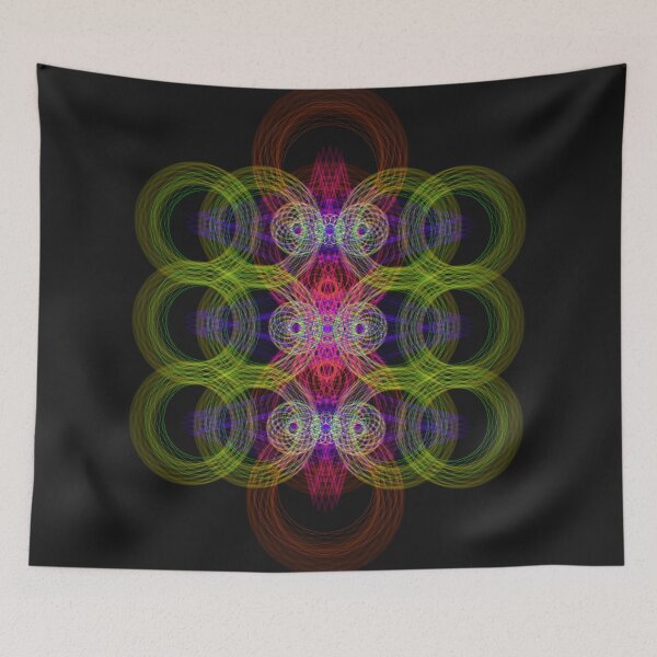 Item preview, Spirograph rainbow rings designed and sold by BelAnnGrey.