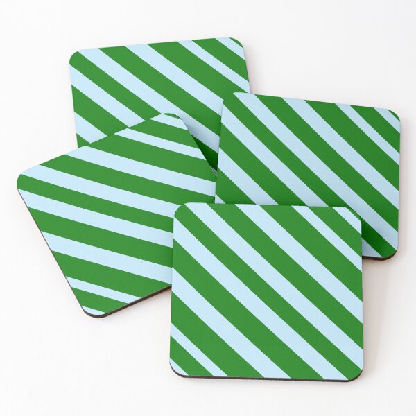 Item preview, Light blue and green stripes designed and sold by eevee135.